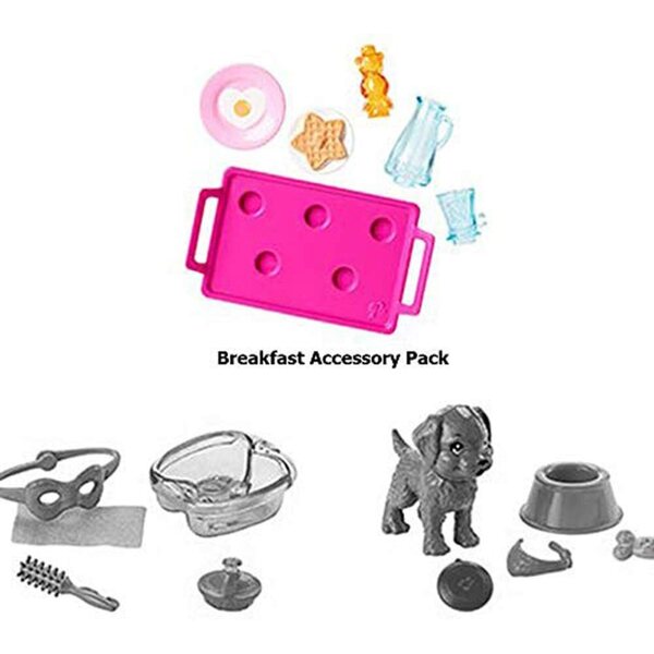 Set Accessori Barbie Petit Déjeuner - Accessori Realistici per Bambole Mattel