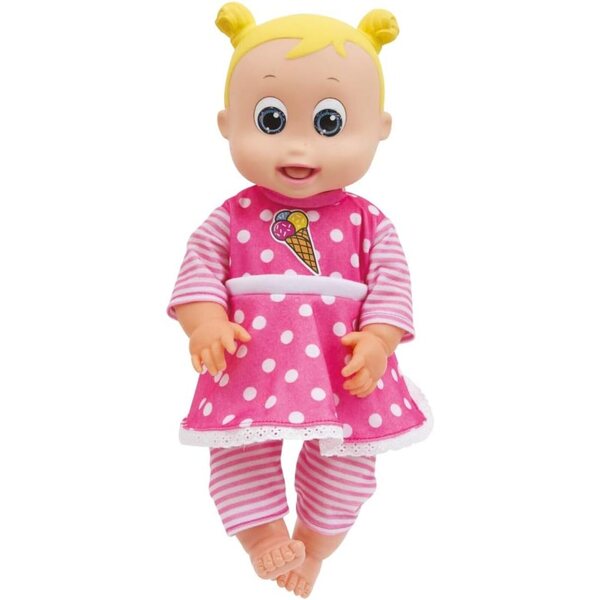 Giochi Preziosi Happy Babies glacé Aubergine – Lustige Puppe mit Eisgeschmack