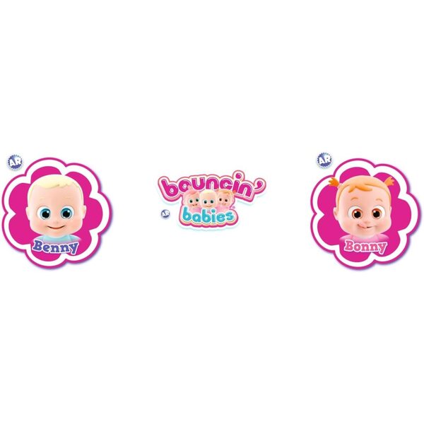 Simba Bouncin Babies Benny – Interaktive Puppe, die auf Geräusche und AR-App reagiert