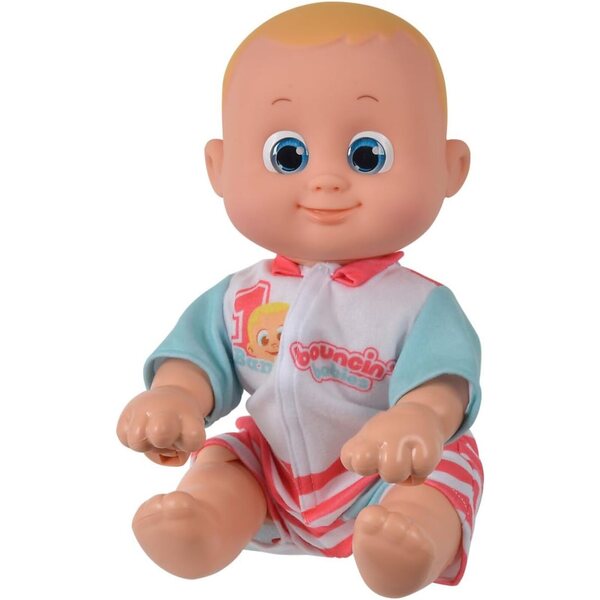 Simba Bouncin Babies Benny – Interaktive Puppe, die auf Geräusche und AR-App reagiert