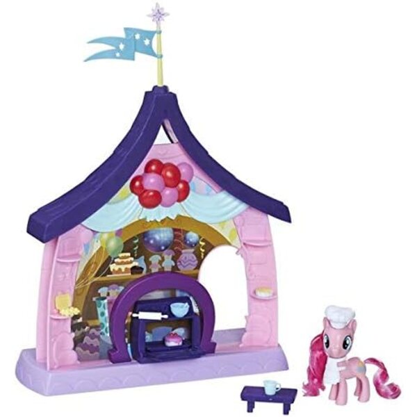 My Little Pony Pinkie Pie Figura 7,5 cm con Suoni e Accessori Cucina e Musica