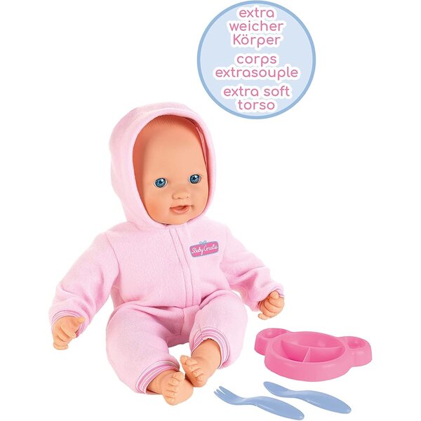 Theo Klein Baby Coralie Bambolotto Câlin 40 cm con Accessori per Bambini 18+ Mesi