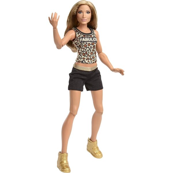 WWE Carmella Superstars Figur 30 cm mit beweglichem Kleid und Schuhen