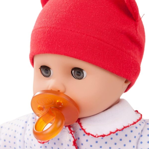 Götz Muffin Boy - bambole bebè bambino 33 cm con corpo morbido e accessori 4 pezzi