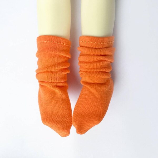 Calzini per Bambola BJD 1/6 Viola Chiaro Stile Arricciato Versatili in Cotone Elastico