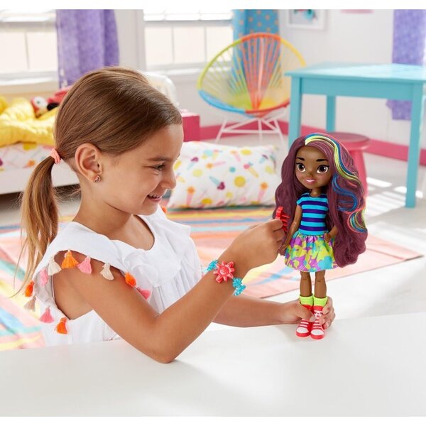 Sunny Day FBN73 Nickelodeon Rox con pettine e charm capelli 2 in 1 multicolore
