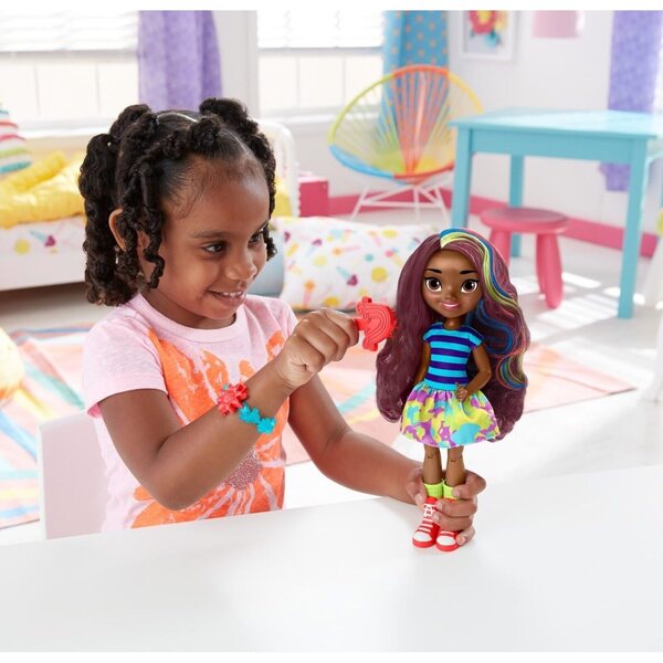 Sunny Day FBN73 Nickelodeon Rox con pettine e charm capelli 2 in 1 multicolore