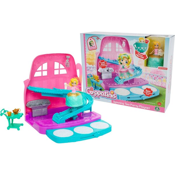 Giochi Preziosi Cuppatinis Tea Party Spielset mit Minipuppen und Minimöbeln