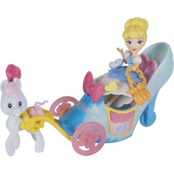 Disney Prinzessin Aschenputtel mit Wagen und Zubehör, Spiel für Mädchen