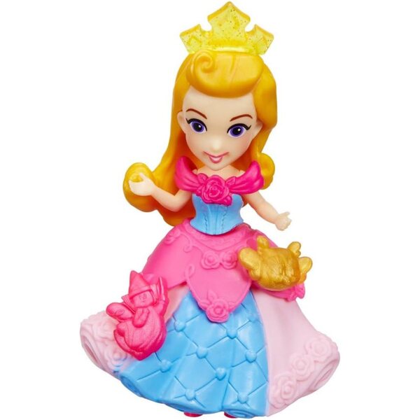 Aurora Disney Minipuppe mit austauschbarer Kleidung und Accessoires