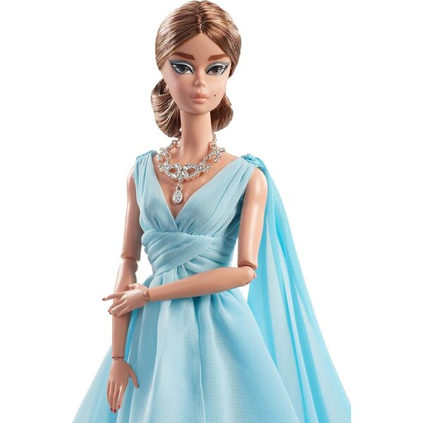 Barbie Look Gala 1960 – Türkisblaue Silkstone-Körpermodellpuppe
