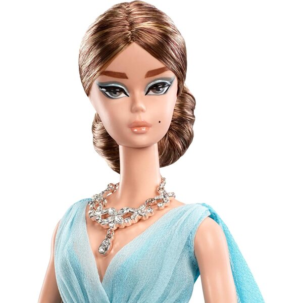 Barbie Look Gala 1960 – Türkisblaue Silkstone-Körpermodellpuppe