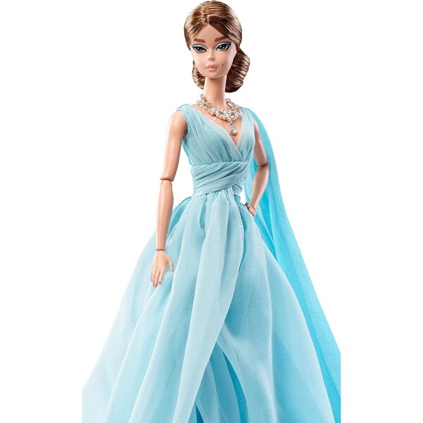 Barbie Look Gala 1960 – Türkisblaue Silkstone-Körpermodellpuppe