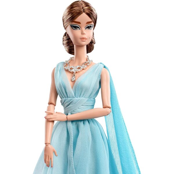 Barbie Look Gala 1960 – Türkisblaue Silkstone-Körpermodellpuppe