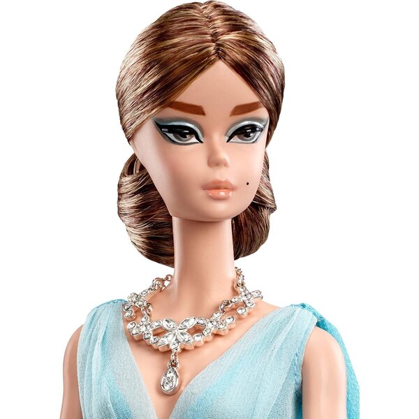 Barbie Look Gala 1960 – Türkisblaue Silkstone-Körpermodellpuppe