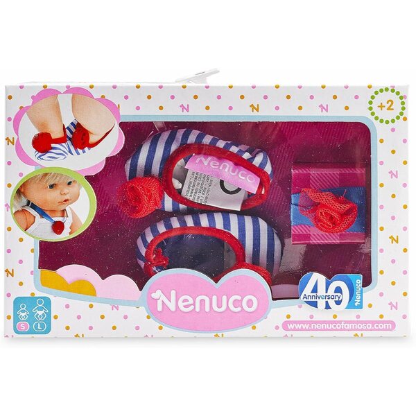 Nenuco abbigliamento per bambola 35 cm con scarpe e collana accessori moda