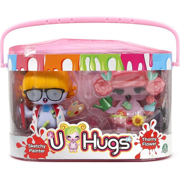 Giochi Preziosi u-Hugs Fleur Puppen: Kreativpuppe mit 12 Pins und Zubehör