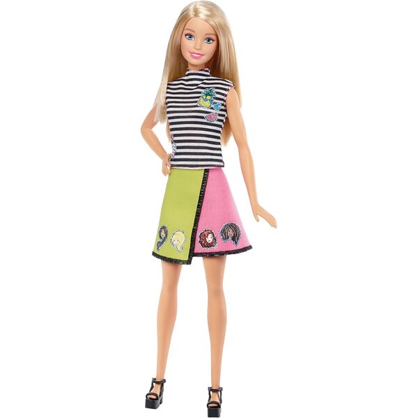Barbie DIY Mode Émoticône – Kreativitätsset mit über 40 Aufklebern und anpassbarer Kleidung
