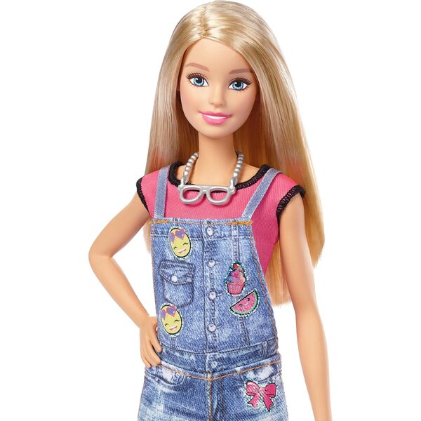Barbie DIY Mode Émoticône – Kreativitätsset mit über 40 Aufklebern und anpassbarer Kleidung