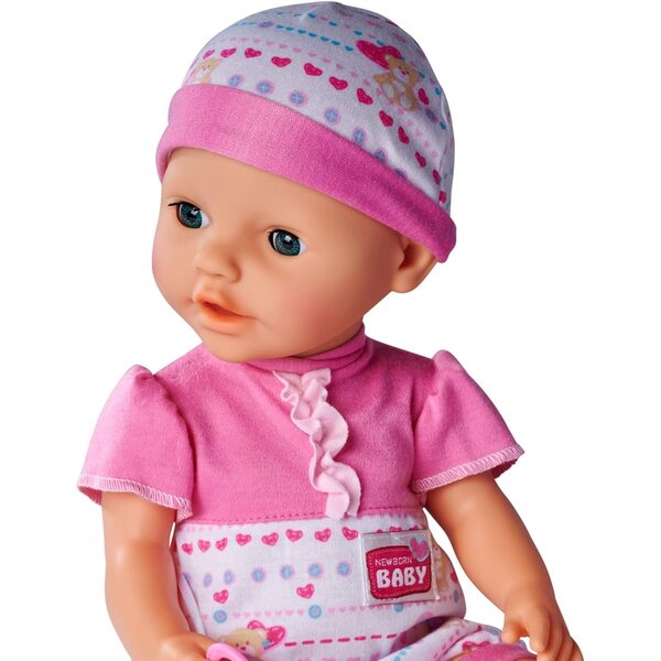 Simba New Born Baby 38 cm Puppen mit Trink- und Pinkelfunktion und Sound Doctor Zubehör
