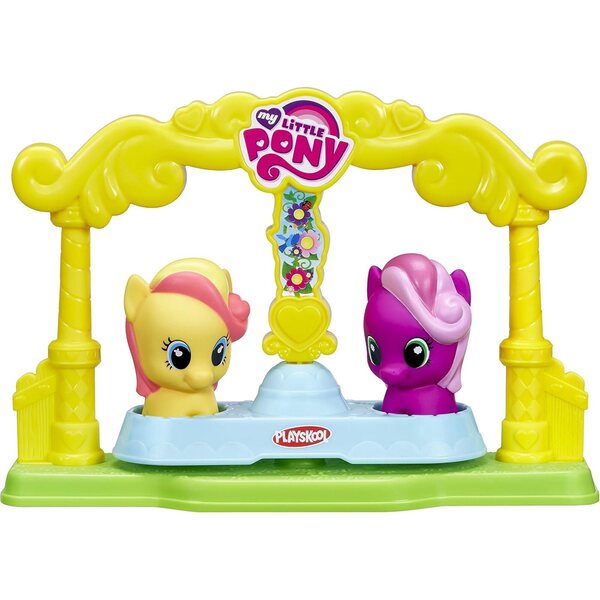 My Little Pony-Spielzeug-Drehset mit Cheerilee- und Bumblesweet-Playskool-Freunden
