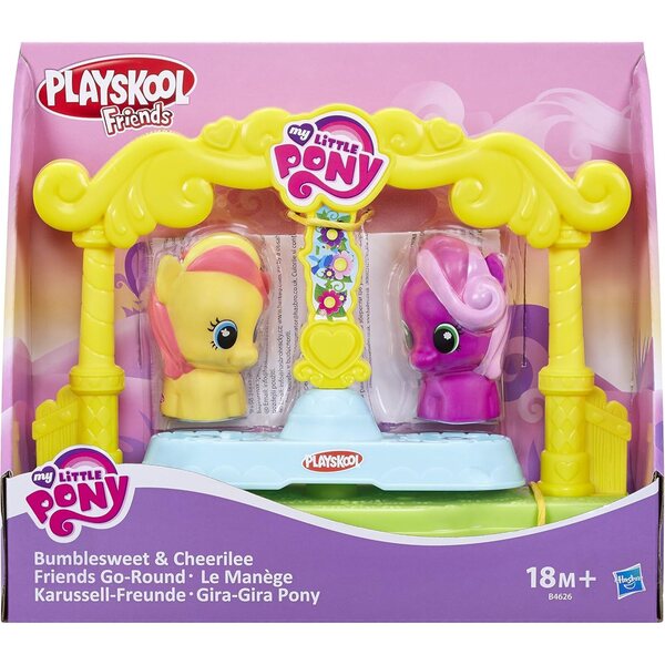 My Little Pony-Spielzeug-Drehset mit Cheerilee- und Bumblesweet-Playskool-Freunden