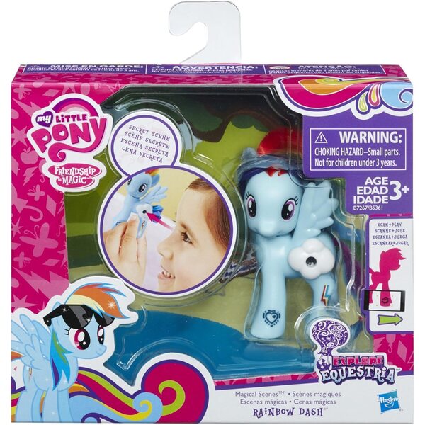 My Little Pony Rainbow Dash Scena Magica con Accessori e Personaggi