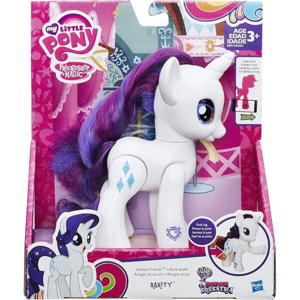 My Little Pony Action Friends Rarity 15 cm con movimenti e codice app