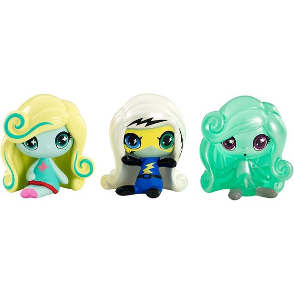Monster High Minis Pack 3 exklusive Frankie Stein-, Lagoona Blue- und Twyla-Charaktere