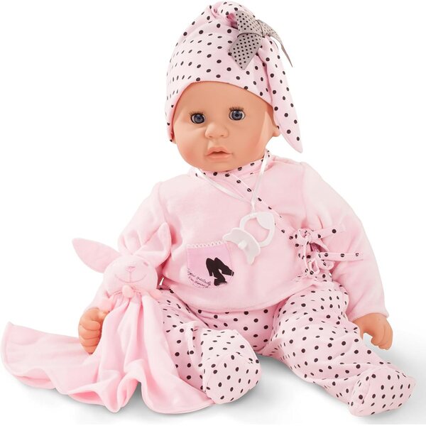Götz Cookie Ladies & Spots Puppen 48 cm mit blauen Augen und 7-teiliges Set für Kinder