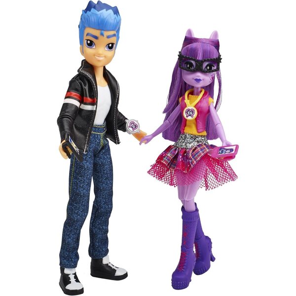 My Little Pony Equestria Girls-Set mit 2 Flash Sentry- und Twilight Sparkle-Figuren
