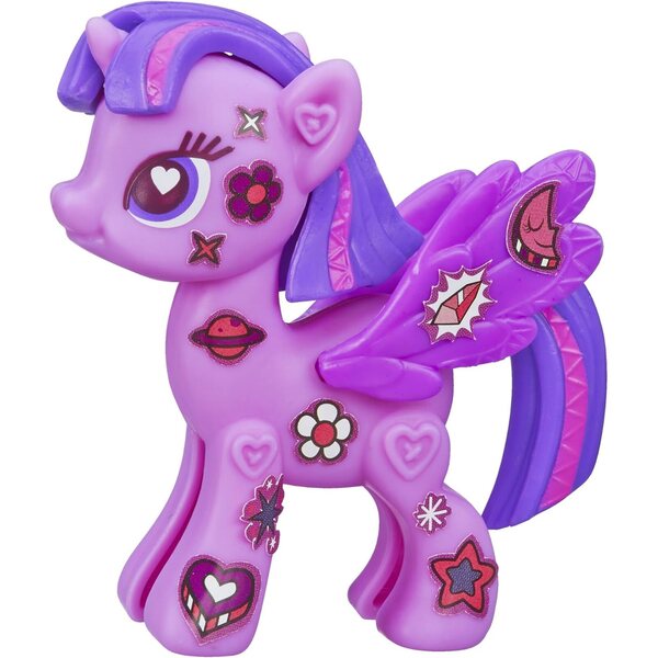 My Little Pony Starter Kit Twilight Sparkle mit Pony, Aufklebern und Zubehör
