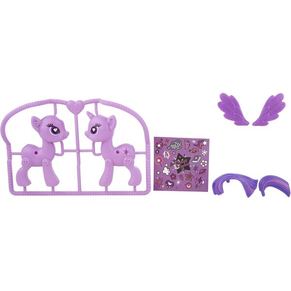 My Little Pony Starter Kit Twilight Sparkle mit Pony, Aufklebern und Zubehör