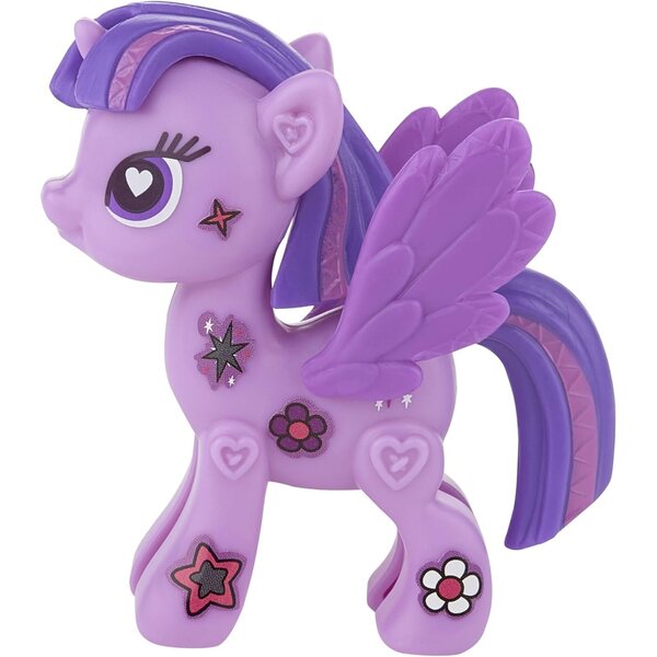 My Little Pony Starter Kit Twilight Sparkle mit Pony, Aufklebern und Zubehör