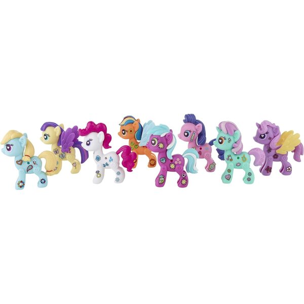My Little Pony Starter Kit Twilight Sparkle mit Pony, Aufklebern und Zubehör