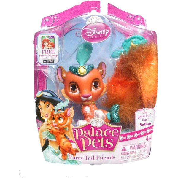Disney Princess Palace Pets Sultan, Jasmines Tiger mit weichem Schwanz und Zubehör