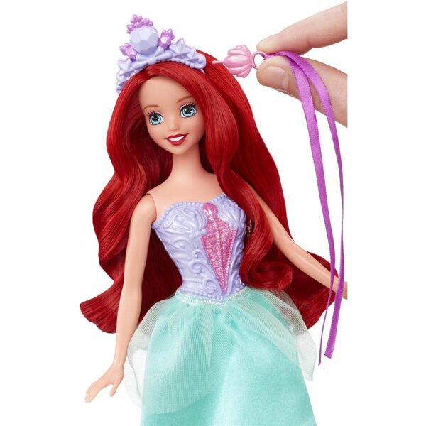 Mattel Disney Princesses Coiffure Ariel mit Frisurzubehör