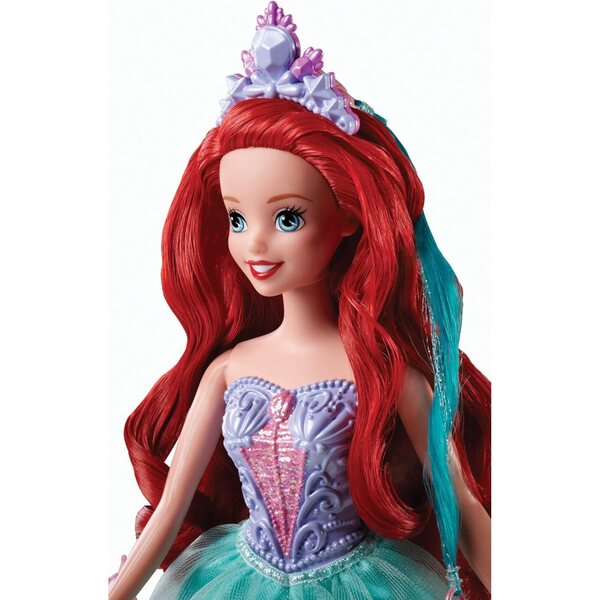 Mattel Disney Princesses Coiffure Ariel mit Frisurzubehör