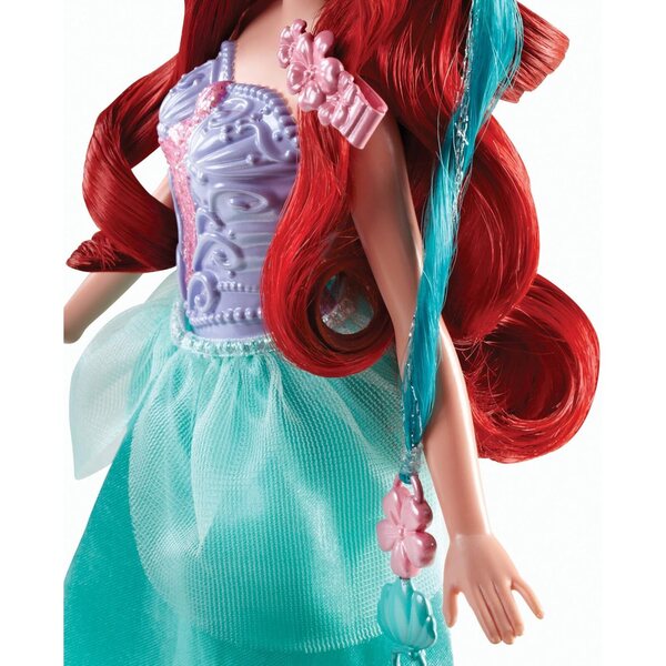 Mattel Disney Princesses Coiffure Ariel mit Frisurzubehör