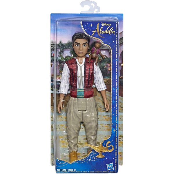 Disney Aladdin Puppe mit Abu dem Affen, inspiriert vom Realfilm, Spielzeug ab 3 Jahren