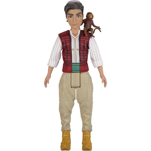Disney Aladdin Puppe mit Abu dem Affen, inspiriert vom Realfilm, Spielzeug ab 3 Jahren