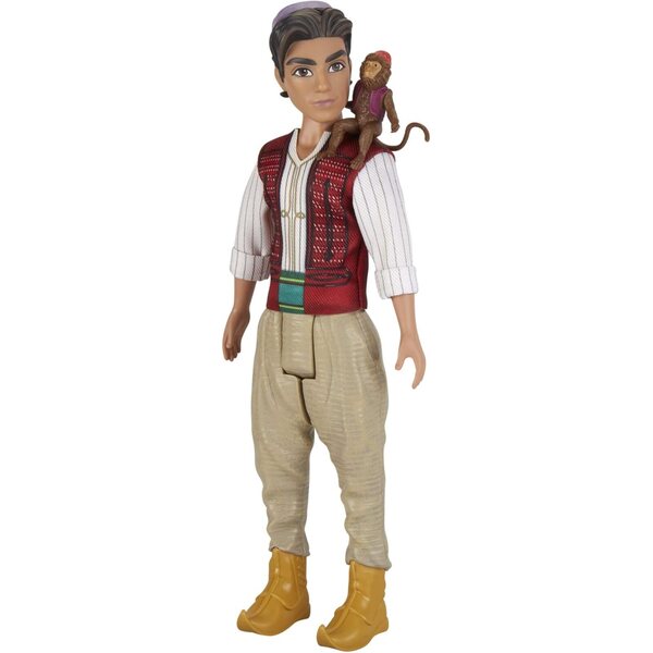 Disney Aladdin Puppe mit Abu dem Affen, inspiriert vom Realfilm, Spielzeug ab 3 Jahren