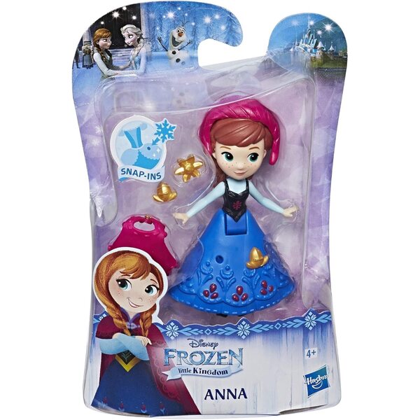 Disney Frozen Minipuppen – Elsa, Anna und Olaf in der Little Kingdom-Version 6,5 cm