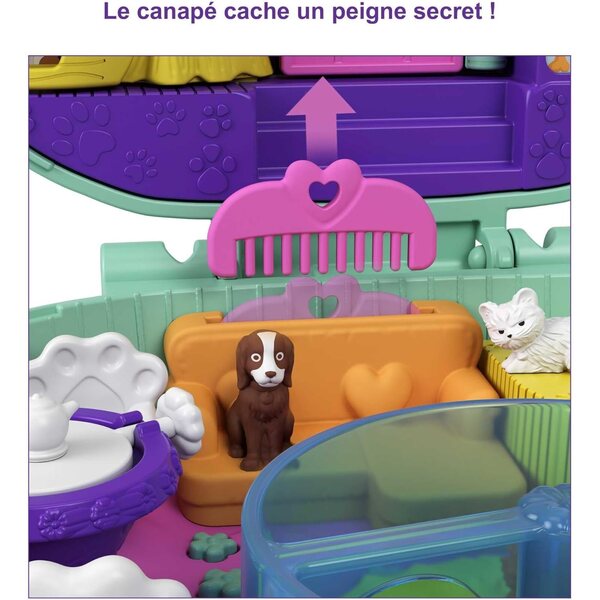 Polly Pocket The Hedgehog's Café: Mini-Set-Spiele mit Mini-Figuren und Tieren