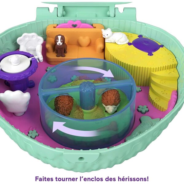 Polly Pocket The Hedgehog's Café: Mini-Set-Spiele mit Mini-Figuren und Tieren