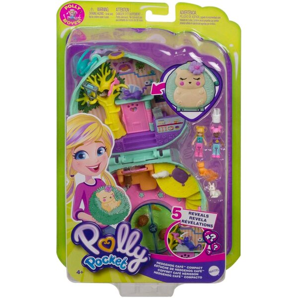 Polly Pocket The Hedgehog's Café: Mini-Set-Spiele mit Mini-Figuren und Tieren