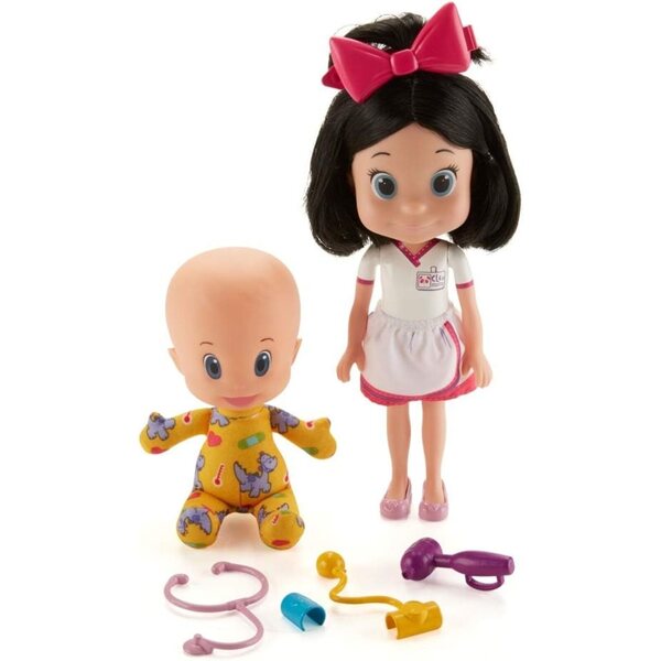Fisher Price Preschool Cleo Career Pack – Doktorspiel mit Puppen und Zubehör