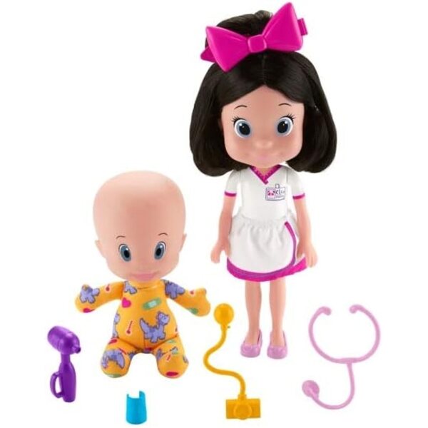Fisher Price Preschool Cleo Career Pack – Doktorspiel mit Puppen und Zubehör