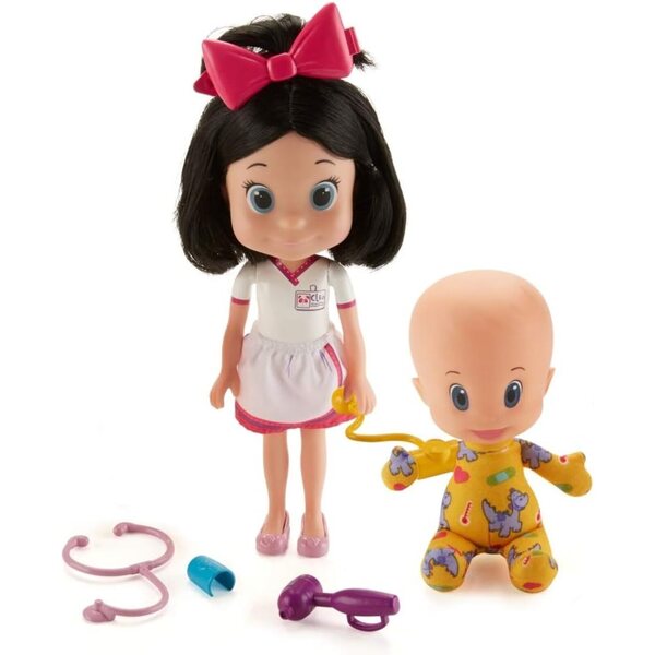 Fisher Price Preschool Cleo Career Pack – Doktorspiel mit Puppen und Zubehör