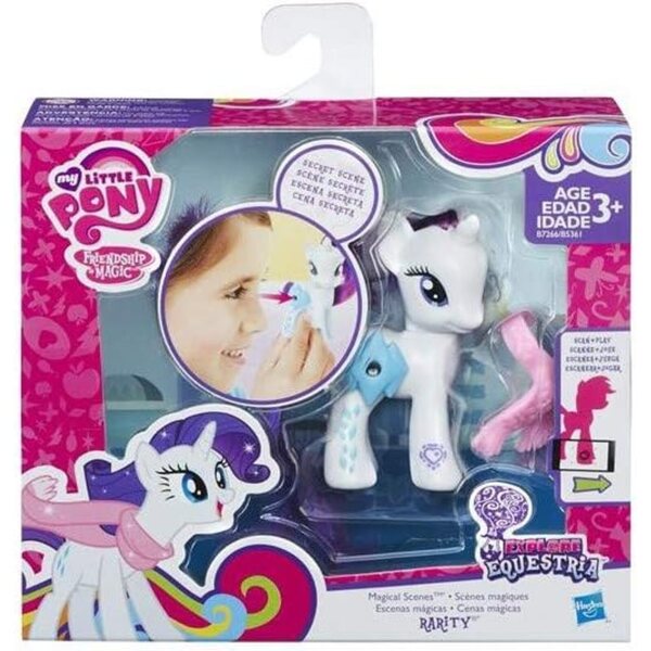 My Little Pony Rainbow Dash: Figurina con scena segreta e codice app per bambini 3+